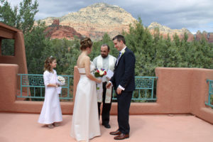 Casa Sedona Bed & Breakfast Wedding - Affordable Sedona Weddings - Reverend Joel Boyd - Sedona Arizona